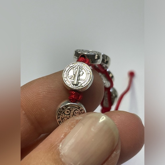 Beautiful Set 2Pc Set unisex bracelets San Benito, protection, blessing handmade - Picture 5 of 17